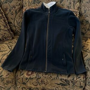 Columbia fleece zip up jacket with collar